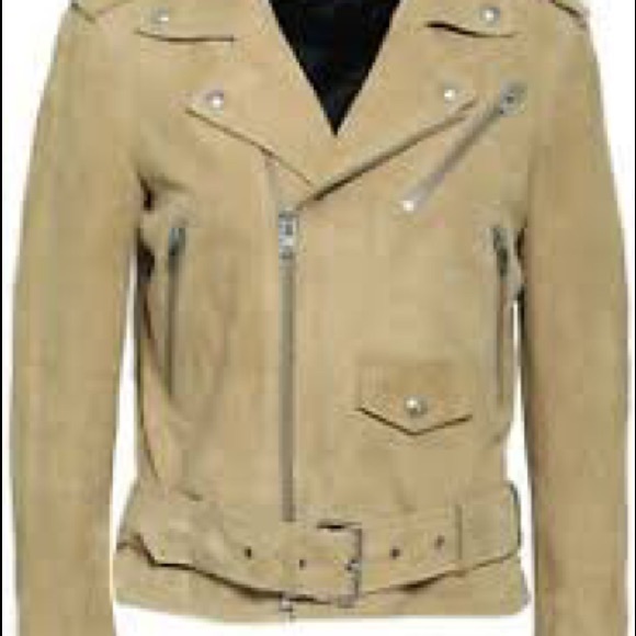 Iro Tan suede guape moto jacket - Picture 3 of 5